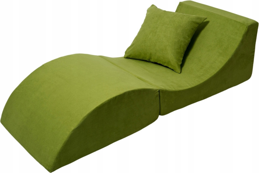 Fotel relaksacyjny VELINDA 150x60x40cm 3w1 składany sofa pufa leżanka 1078385