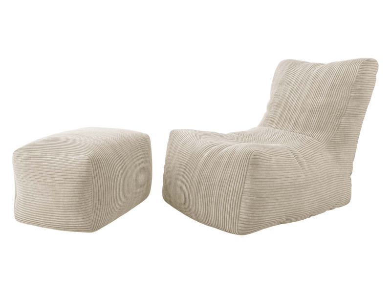 Fotel Rest Sztruks z podnóżkiem Easy Sztruks 480425