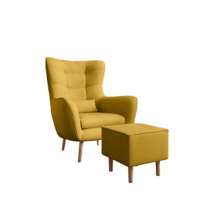 Fotel ROMA + podnóżek Maya 05 847764