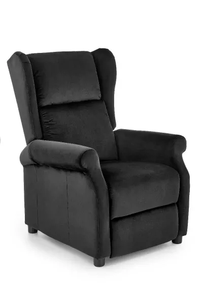 Fotel rozkładany AGUSTIN 2 VELVET czarny 979939