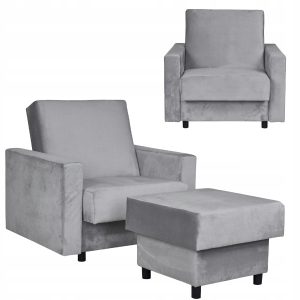 Fotel rozkładany Alicja z podnóżkiem pojemnik Family Meble 181813 Fotel rozkładany Alicja z podnóżkiem pojemnik Family Meble 181813