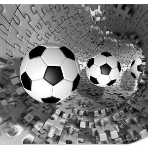 Fototapeta Piłka Nożna Puzzle 3D 350x256cm 986709 Fototapeta Piłka Nożna Puzzle 3D 350x256cm 986709