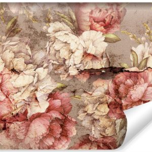 Fototapeta PIWONIE Kwiaty w Stylu Retro 3D 315x210cm 261189 Fototapeta PIWONIE Kwiaty w Stylu Retro 3D 315x210cm 261189