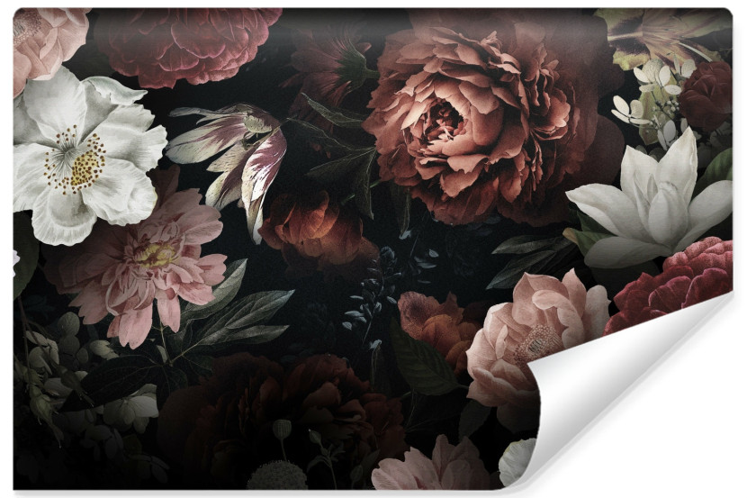 Fototapeta Piwonie Róże W Stylu Glamour 400x280 174286