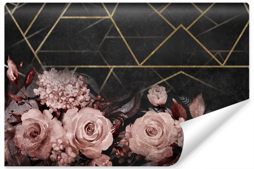 Fototapeta Piwonie W Stylu Glamour 368x254cm 258004