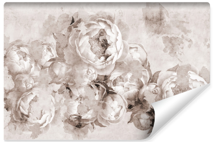 Fototapeta Piwonie W Stylu Vintage 368x254cm 321095