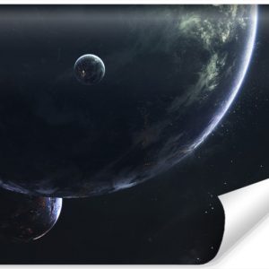 Fototapeta PLANETY Przestrzeń Kosmiczna 3D 152.5x104cm 265329