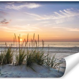 Fototapeta Plaża MORZE Zachód Słońca 3D 90x60cm 253023