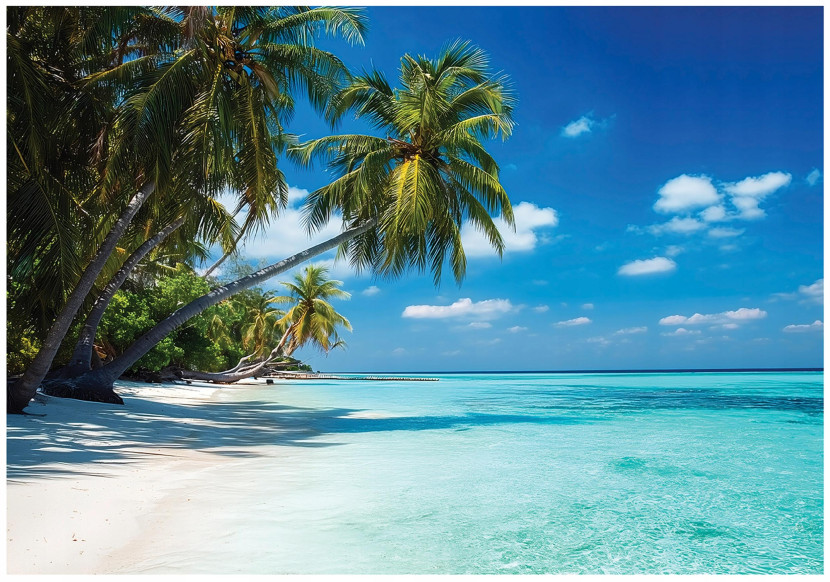 Fototapeta Plaża Niebieski Na Flizelinie Do Sypialni Salonu 300x210 759382