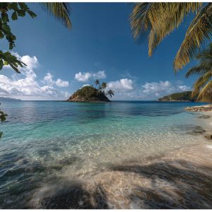Fototapeta Plaża Niebieski Na Flizelinie Do Sypialni Salonu 400×280 792906