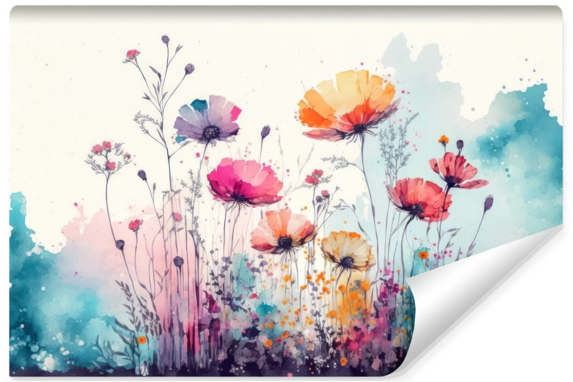 Fototapeta POLNE Kwiaty Abstrakcja Natura 368x280cm 226879