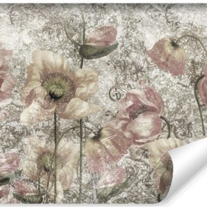Fototapeta Polne Maki Na Betonie 300x210cm 315145