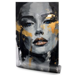 Fototapeta Portret Kobiety O Błękitnych Oczach 100x150cm 217934 Fototapeta Portret Kobiety O Błękitnych Oczach 100x150cm 217934