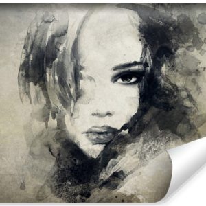 Fototapeta Portret Kobiety W Stylu Vintage 90x60cm 309705 Fototapeta Portret Kobiety W Stylu Vintage 90x60cm 309705