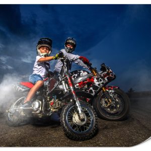 Fototapeta Rodzina na motorach 500x350cm 987299