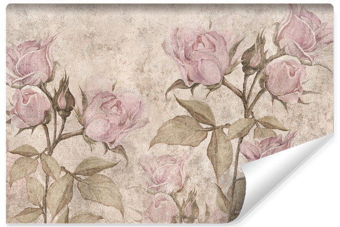 Fototapeta Róże W Stylu Vintage 416x290cm 323386
