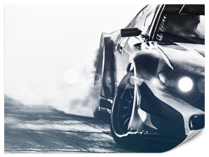 Fototapeta Samochód podczas driftu 300x210cm 986378