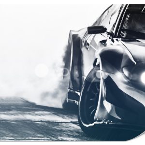 Fototapeta Samochód podczas driftu 450x315cm 986677 Fototapeta Samochód podczas driftu 450x315cm 986677