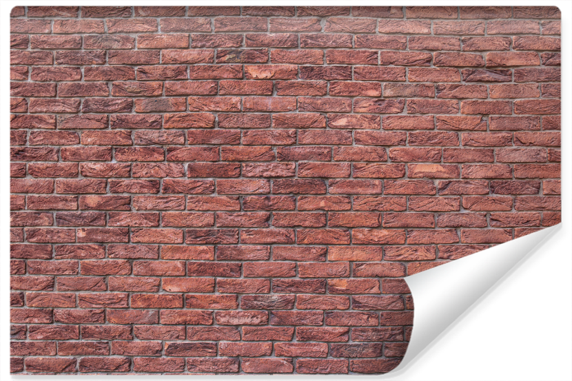 Fototapeta Wzór Stara CEGŁA Dekor Efekt 3D 254x184cm 253562