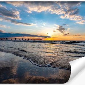 Fototapeta Zachód Słońca MORZE Plaża 3D 104×70.5cm 257454 Fototapeta Zachód Słońca MORZE Plaża 3D 104×70.5cm 257454