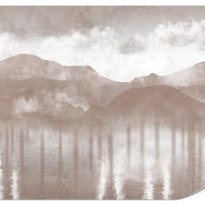 Fototapeta Zamglony beżowy pejzaż 100x70cm 976241