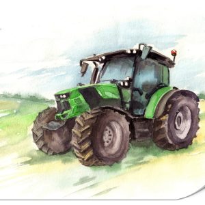 Fototapeta Zielony traktor 150x105cm 988286 Fototapeta Zielony traktor 150x105cm 988286