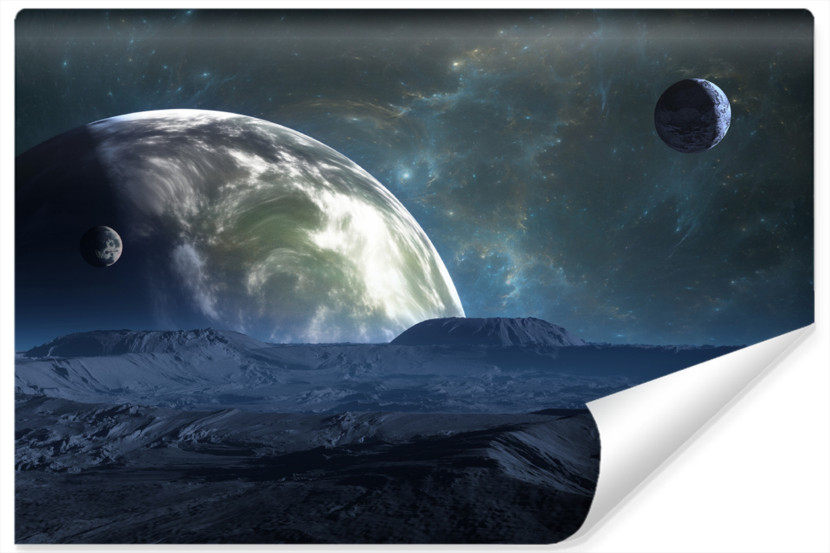 Fototapeta ZIEMIA z Perspektywy Księżyca 416x290cm 265193