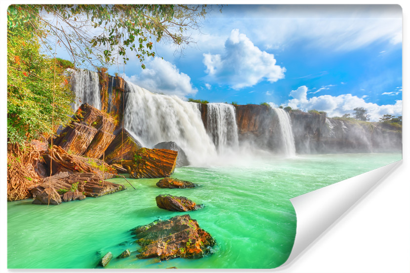 Fototapeta Zjawiskowy Wodospad Efekt 3D 400x280cm 262990