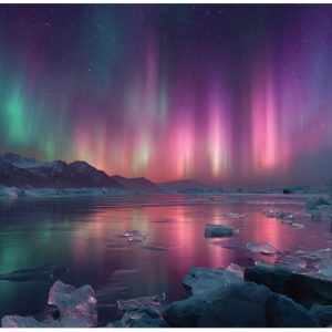 Fototapeta Zorza polarna Fioletowy Na Flizelinie Do Sypialni Salonu 300×210 931436 Fototapeta Zorza polarna Fioletowy Na Flizelinie Do Sypialni Salonu 300×210 931436