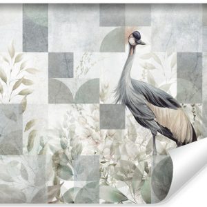 Fototapeta Żuraw Pośród Liści 368x254cm 320825