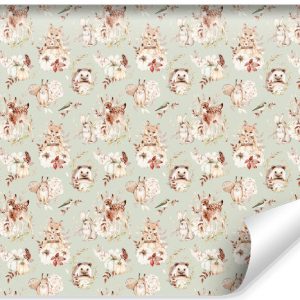 Fototapeta Zwierzęta Leśne W Stylu Boho 312x219cm 308452 Fototapeta Zwierzęta Leśne W Stylu Boho 312x219cm 308452