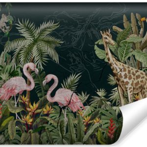 Fototapeta ZWIERZĘTA Rośliny Tropikalne 3D 400x280cm 240412 Fototapeta ZWIERZĘTA Rośliny Tropikalne 3D 400x280cm 240412