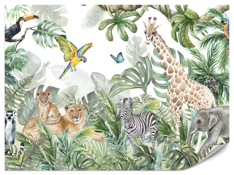 Fototapeta Zwierzęta w dżungli 400x280cm 987721