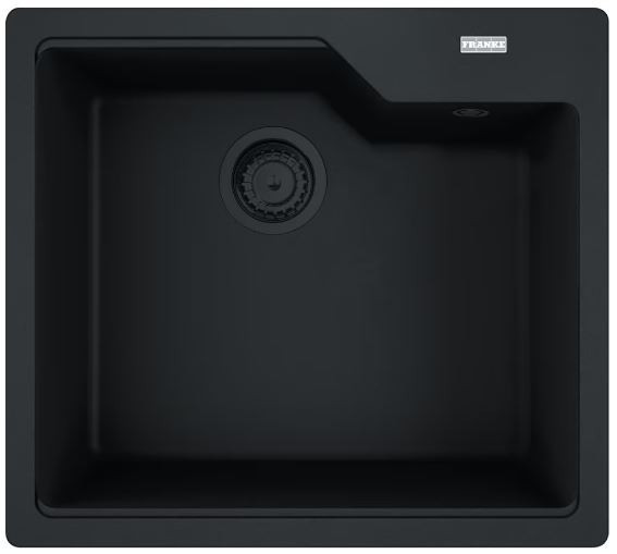 FRANKE Zlewozmywak UBG 610-50 czarny mat, czarny odpływ 382904