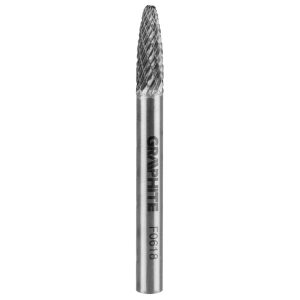Frez do metalu ostrołukowy 6x18mm GRAPHITE 55H369 157129