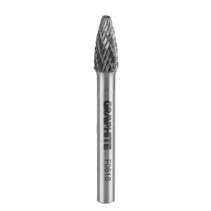 Frez do metalu ostrołukowy 8x18mm GRAPHITE 55H370 157137
