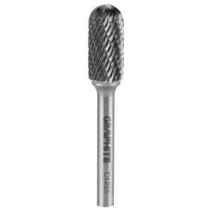 Frez do metalu typ C walcowy zaokrąglony 12 x 25mm GRAPHITE 179636