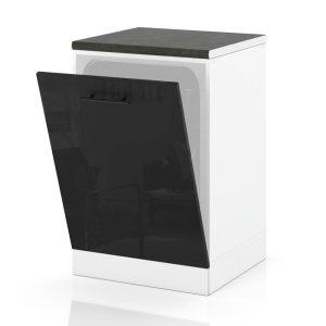 Front zabudowa zmywarki szafka 60cm spremium czarny połysk 377775 Front zabudowa zmywarki szafka 60cm spremium czarny połysk 377775