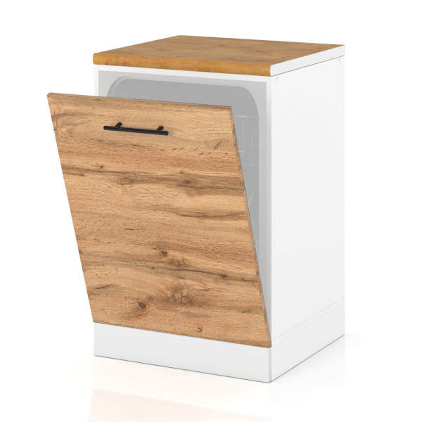 Front zabudowa zmywarki szafka 60cm spremium dąb wotan 377774