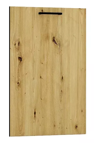 Front zmywarki z panelem ukrytym 45 cm dąb artisan - Tiero 619875