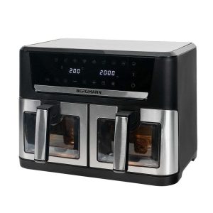 Frytkownica Beztłuszczowa 2x6L BERGMANN AirFryer 2800W 12 Programów 939696 Frytkownica Beztłuszczowa 2x6L BERGMANN AirFryer 2800W 12 Programów 939696