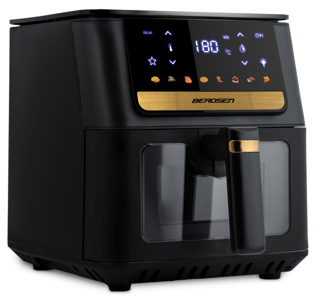 Frytkownica beztłuszczowa Berdsen BD-655 Air Fryer 6,5l 1700W czarny 365501 804897