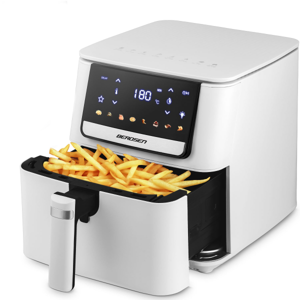 Frytkownica beztłuszczowa Berdsen BD-662 Air Fryer 6,5l 1700W biały 366201 804896
