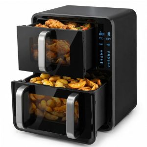 Frytkownica beztłuszczowa Berdsen BD-664 dwukomorowa 12 L Air Fryer 2800W 1019737