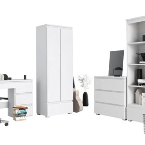 Funkcjonalny tani zestaw mebli do pokoju młodzieżowego NEO 03 biały 984900 Funkcjonalny tani zestaw mebli do pokoju młodzieżowego NEO 03 biały 984900