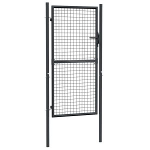 Furtka ogrodowa Antracyt 100 x 225 cm Stal vidaXL 267874 Furtka ogrodowa Antracyt 100 x 225 cm Stal vidaXL 267874