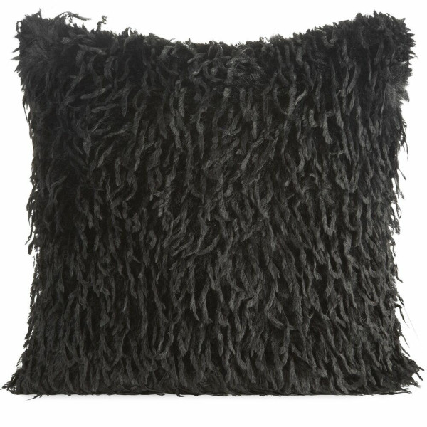 Futrzana poszewka na poduszkę ADORE 45x45 cm czarna 410643