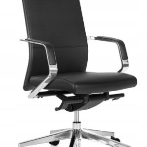 Gabinetowy fotel Trent M czarny eko-skóra 710252 Gabinetowy fotel Trent M czarny eko-skóra 710252