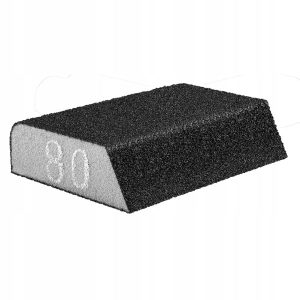 Gąbka ścierna 98x25x68 mm, K80, skośna 55H925 203900 Gąbka ścierna 98x25x68 mm, K80, skośna 55H925 203900