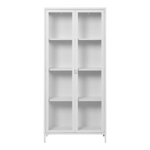 GABLOTA Brisbane wysoka 2-drzwiowa biała METALOWA 3 półki 656720 GABLOTA Brisbane wysoka 2-drzwiowa biała METALOWA 3 półki 656720